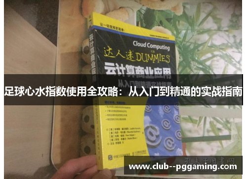 足球心水指数使用全攻略：从入门到精通的实战指南